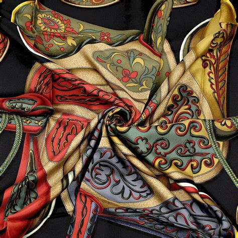 hermes scarf h d origny|Hermès Scarves by Henri d'Origny – Exquisite Artichoke.